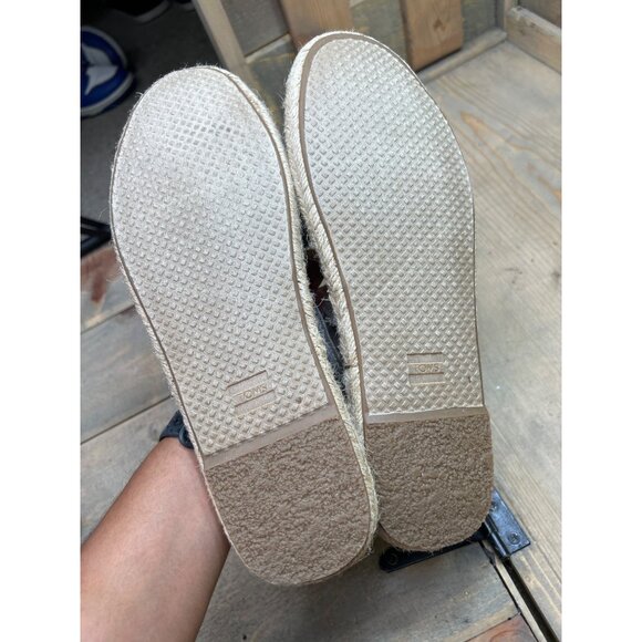 Toms Womens Size 10 Espadrille Sandals With Adjustable Strap & Multicolor Patter - Picture 5 of 6